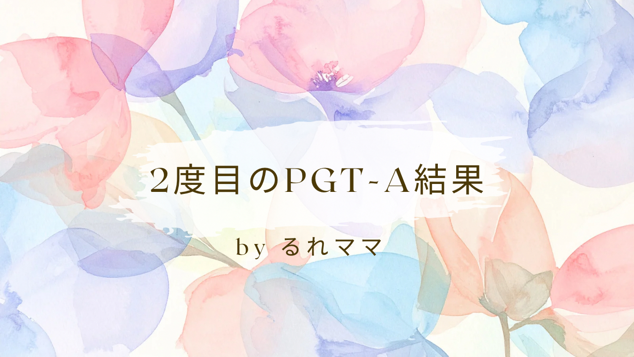 2度目のPGT-A結果